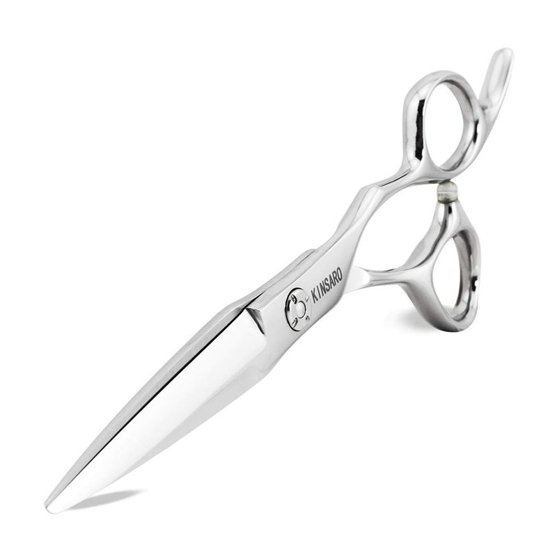 KINSARO 6" Hair Cutting Scissors to Cut Hair Cutting Shears Professional Haircut Hairdresser Scissors 440C KINSARO for Hairdresser Barber or Home Use - Image 1